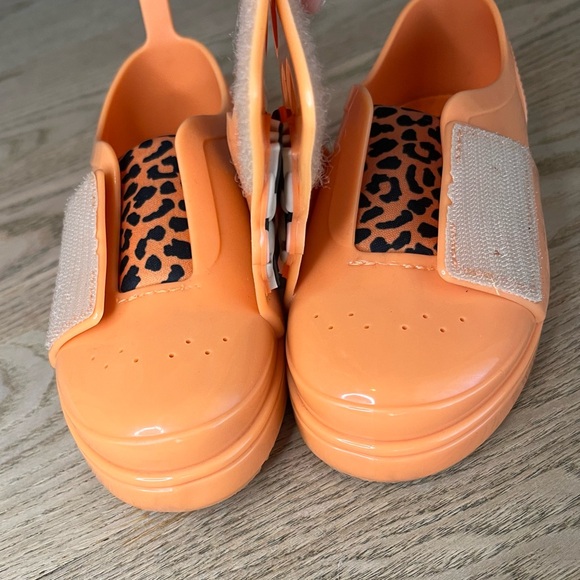 Mini Melissa Safari Jelly Pop Cat Sneakers Slip On Orange Kid’s 12 - Picture 7 of 9
